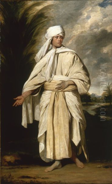 Portrait of Omai Oil Painting by Joshua Reynolds