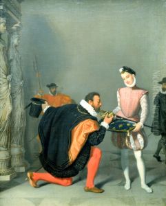 Don Pedro de Tolede baisant l'epee d'Henri IV.