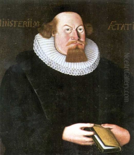 Portrait of Petter Dass Oil Painting by unknown
