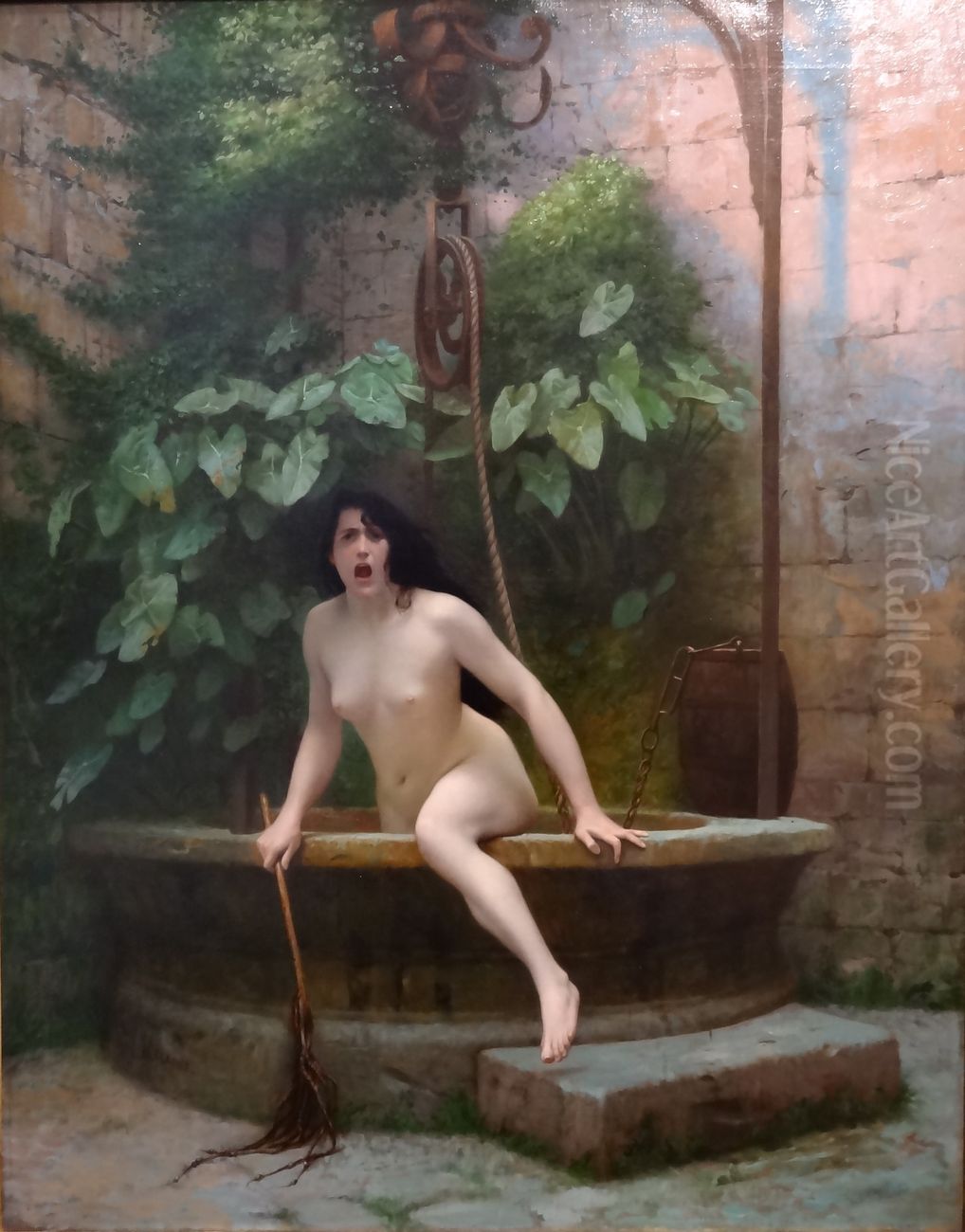 La Verite sortant du puits Oil Painting by Jean-Leon Gerome