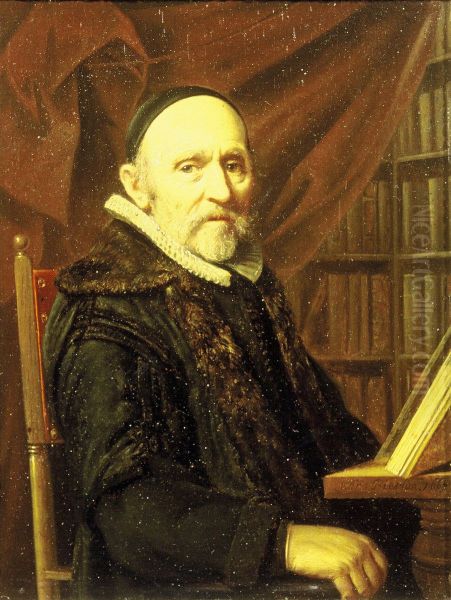 Portrait of Joris Goethals (1584/86-1670) Oil Painting by Christoffel Pierson