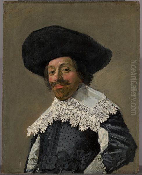 Portrait of a Man Oil Painting by Frans Hals