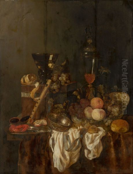 Sumptuous Still Life Oil Painting by Abraham Van Beijeren