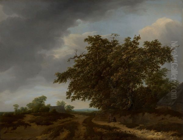 Landscape on the Edge of the Dunes Oil Painting by Jan Vermeer van Haarlem the Elder