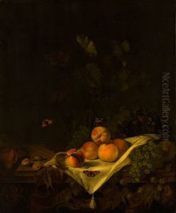 Still Life with Peaches and Grapes
