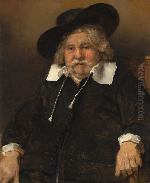 Portrait of an Elderly Man Oil Painting by Rembrandt