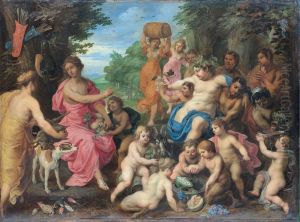 Bacchus and Diana