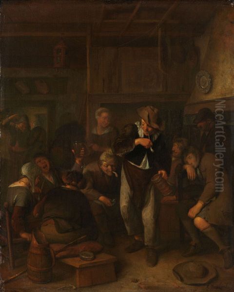 Country Inn Oil Painting by Richard Brakenburgh