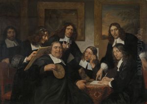 The Governors of the Guild of St Luke, Haarlem, 1675 The Governors of the Guild of St Luke, Haarlem, 1675