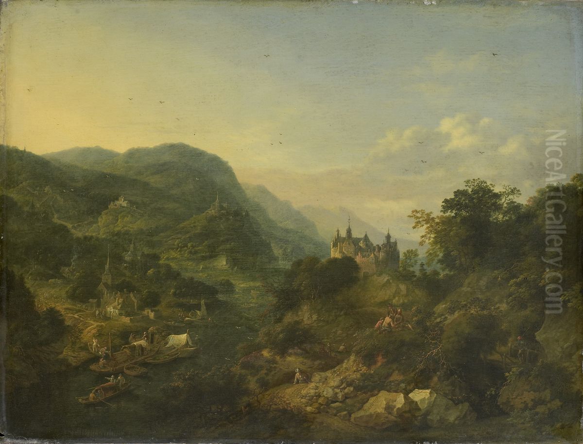 Riviergezicht Oil Painting by Jan Griffier I
