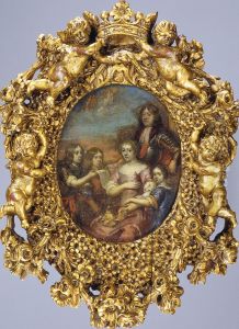 Willem Hadriaan van Nassau (1623-1705), heer van Odijk, met zijn vrouw en kinderen