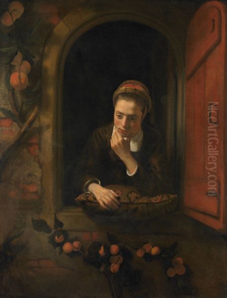 La reveuse Oil Painting by Nicolaes Maes