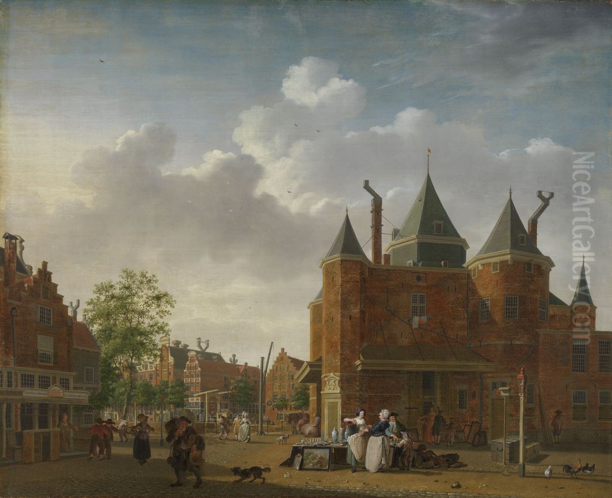 De Sint-Antoniuswaag in Amsterdam Oil Painting by Isaac Ouwater