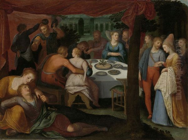ongeidentificeerde voorstelling Oil Painting by Otto van Veen