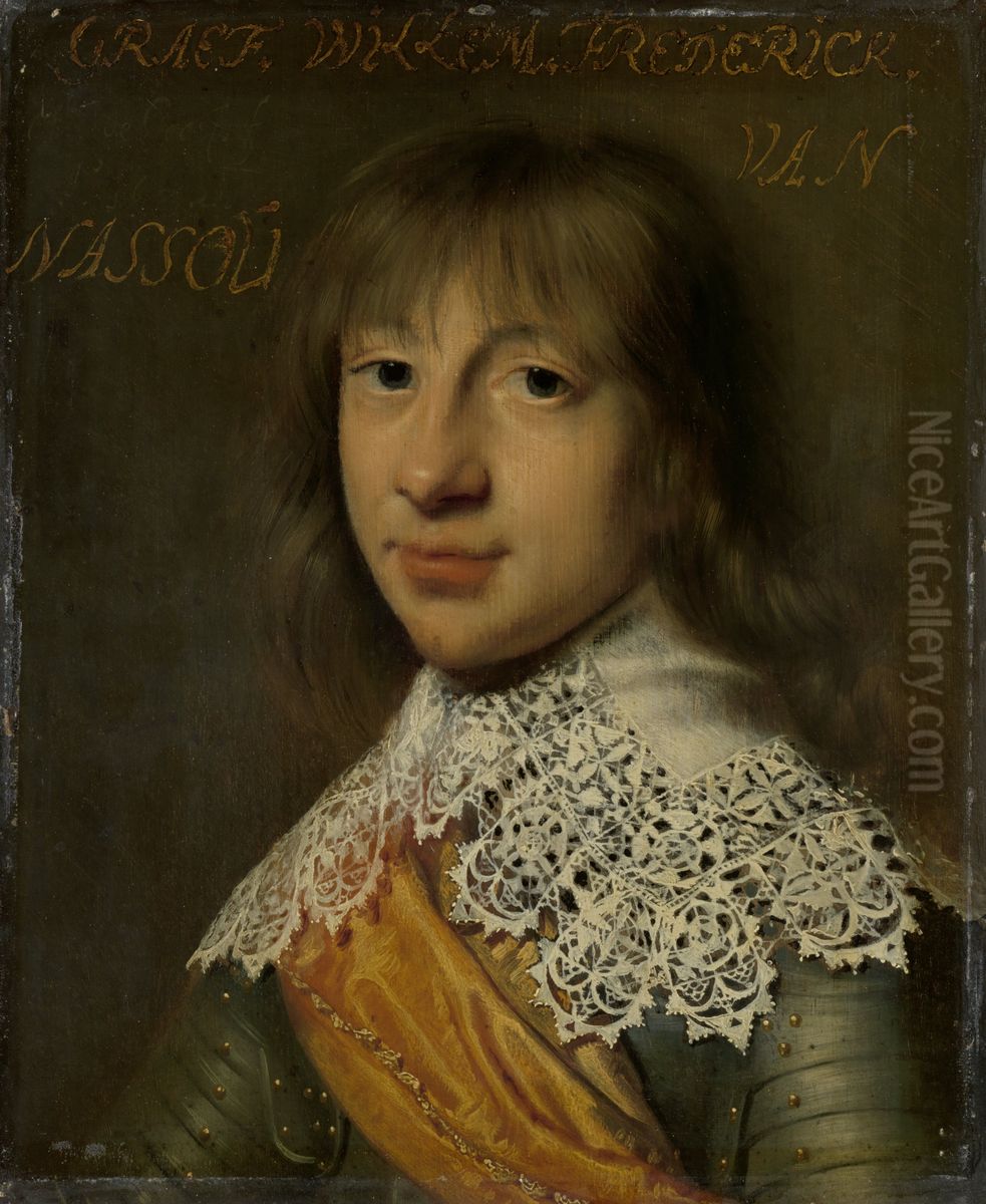 Portret van Willem Frederik (1613-64), graaf van Nassau-Dietz Oil Painting by Wybrand de Geest
