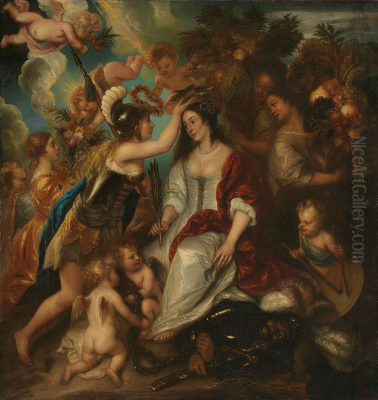 Allegory of Peace Oil Painting by Jan Lievens