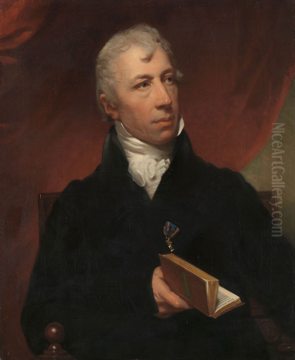 Portret van Cornelis Apostool, eerste directeur van het Rijksmuseum Oil Painting by Charles Howard Hodges