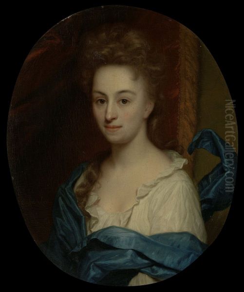 Josina Clara van Citters (1671-1753). Dochter van Josina Parduyn Oil Painting by Godfried Schalcken
