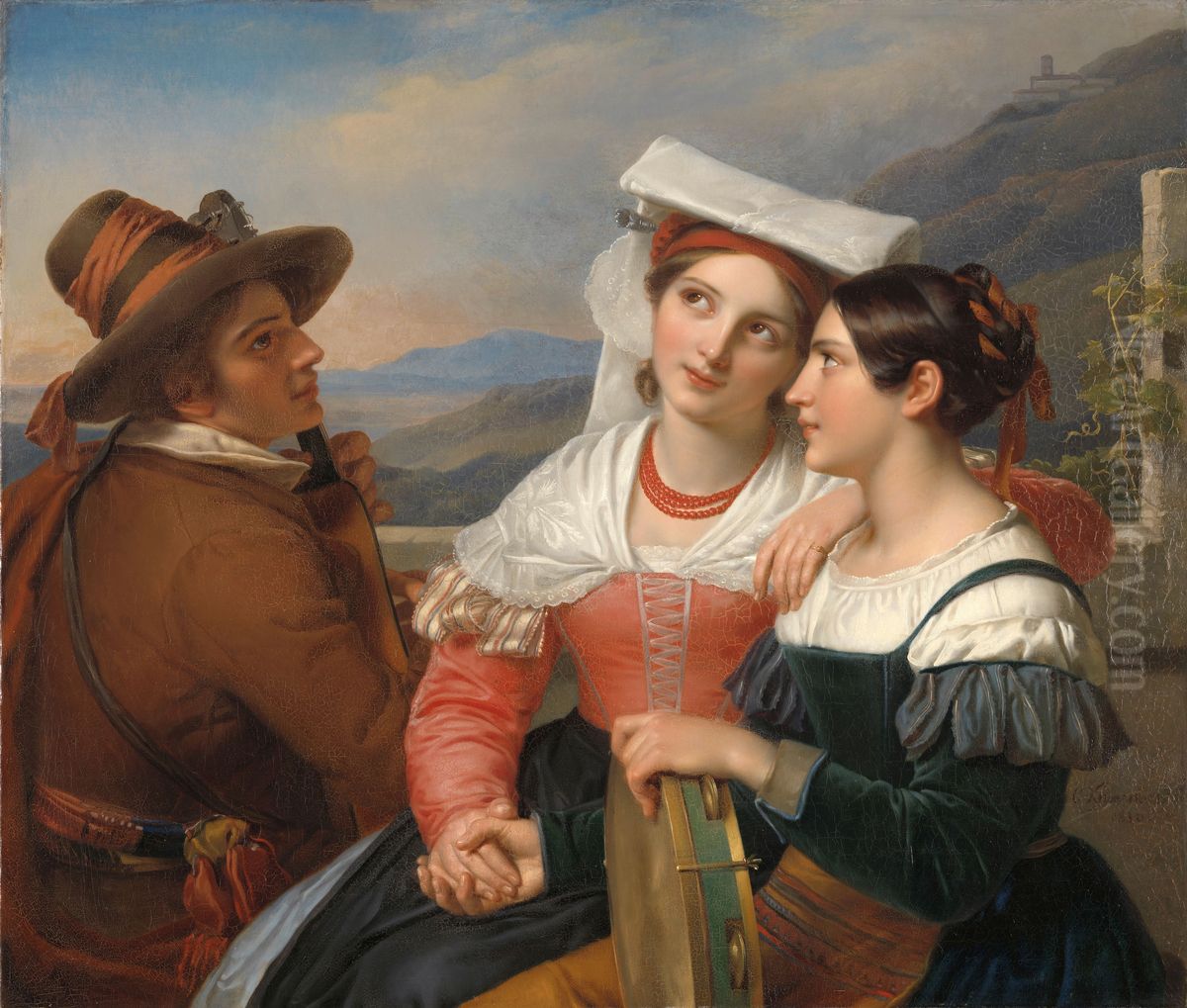 Een van zin Oil Painting by Cornelis Kruseman