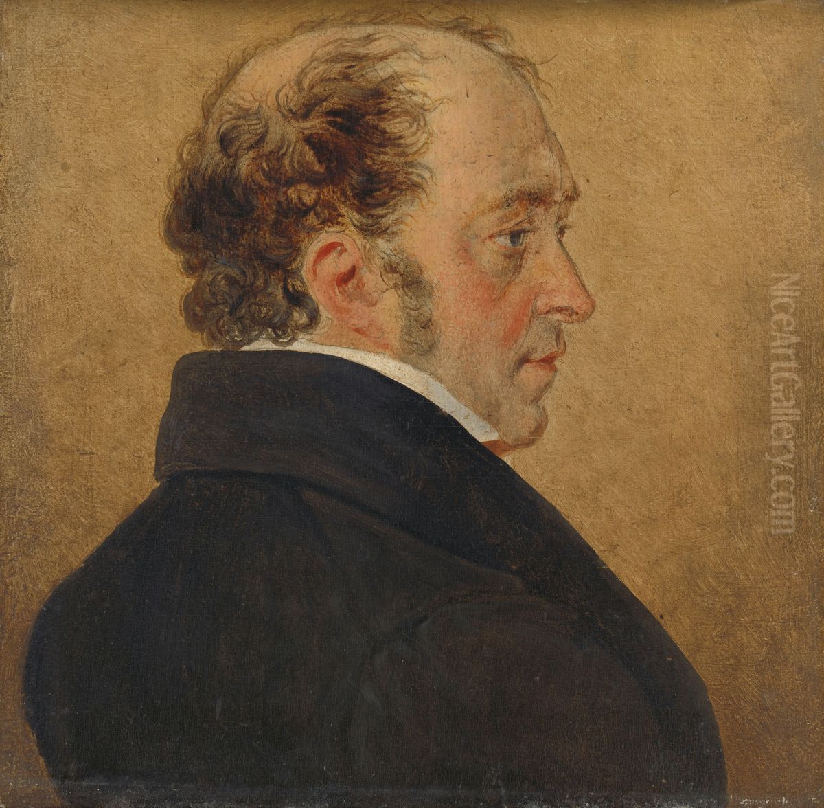 Self-portrait Oil Painting by Mattheus Ignatius van Bree