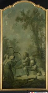 Five Children making Music