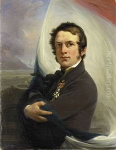 Jacob Hobein (1810-1888). Redder der Nederlandse vlag onder vijandelijk vuur, 18 maart 1831