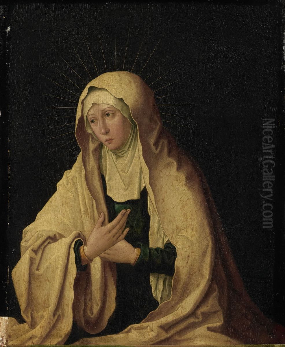 Virgin Mary Oil Painting by Lucas Van Leyden