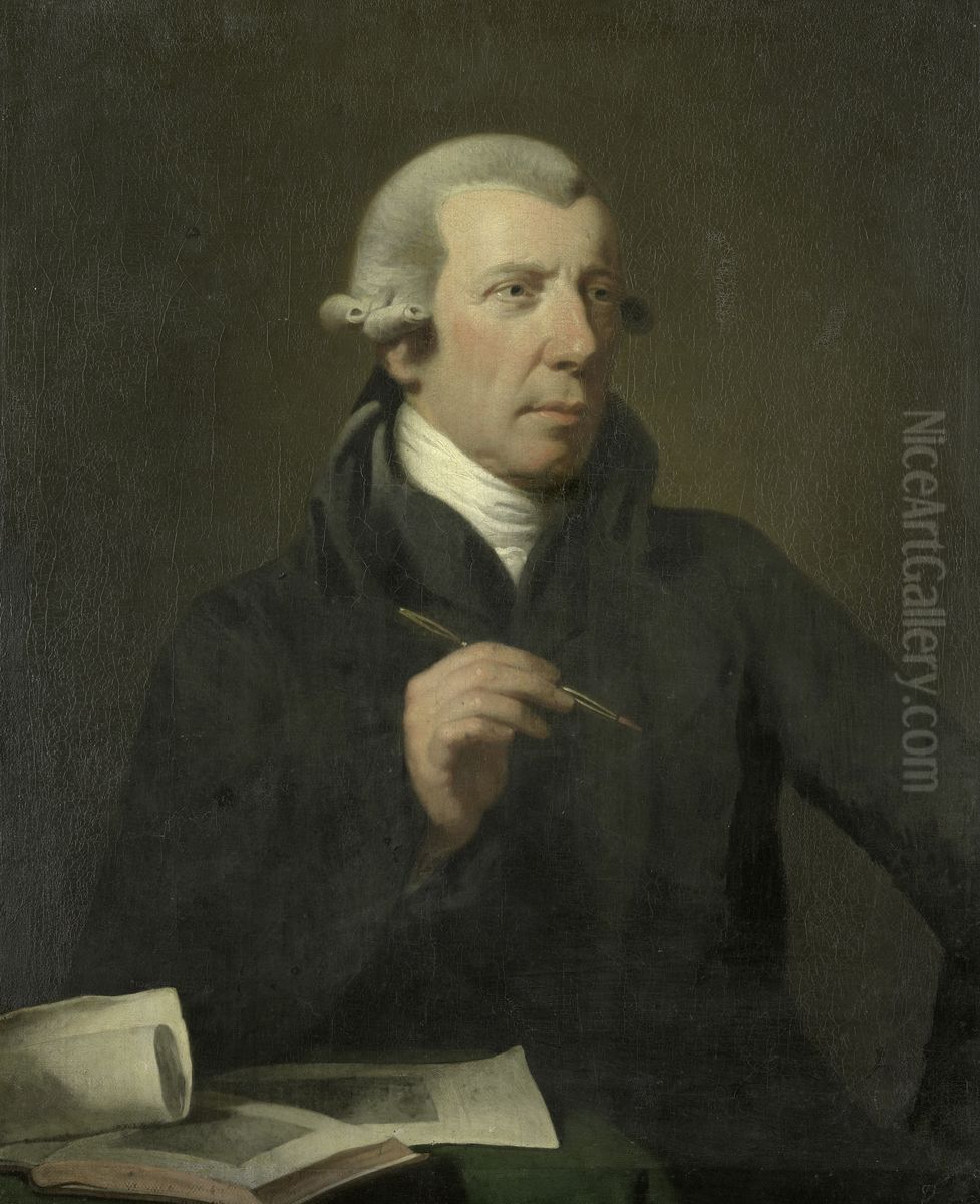Reinier Vinkeles (1741-1816). Tekenaar en plaatsnijder Oil Painting by Charles Howard Hodges
