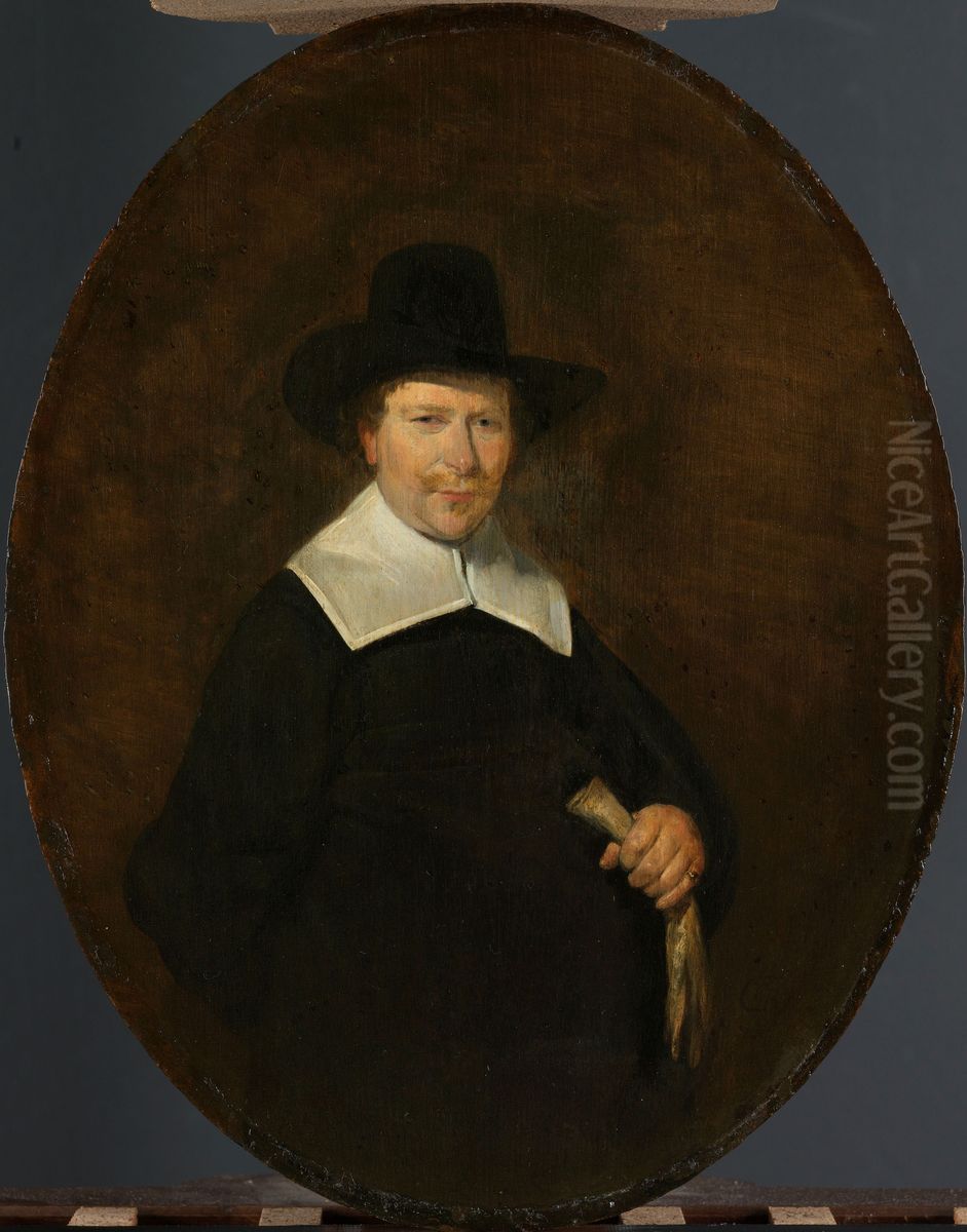 Gerard Abrahamsz van der Schalcke (1609-67). Haarlem Cloth Merchant Oil Painting by Gerard Ter Borch Gerard Abrahamsz van der Schalcke (1609-67). Haarlem Cloth Merchant Oil Painting by Gerard Ter Borch