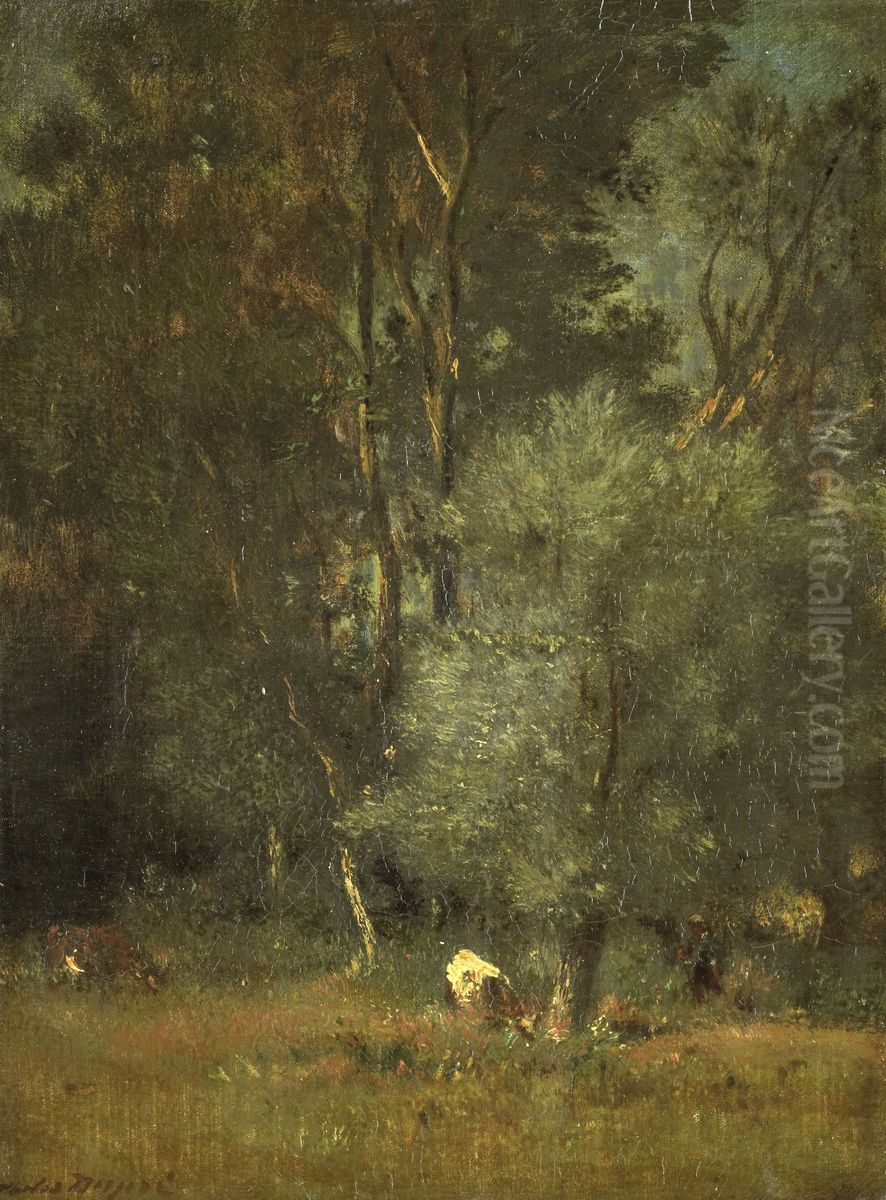 Bosgezicht Oil Painting by Jules Dupre