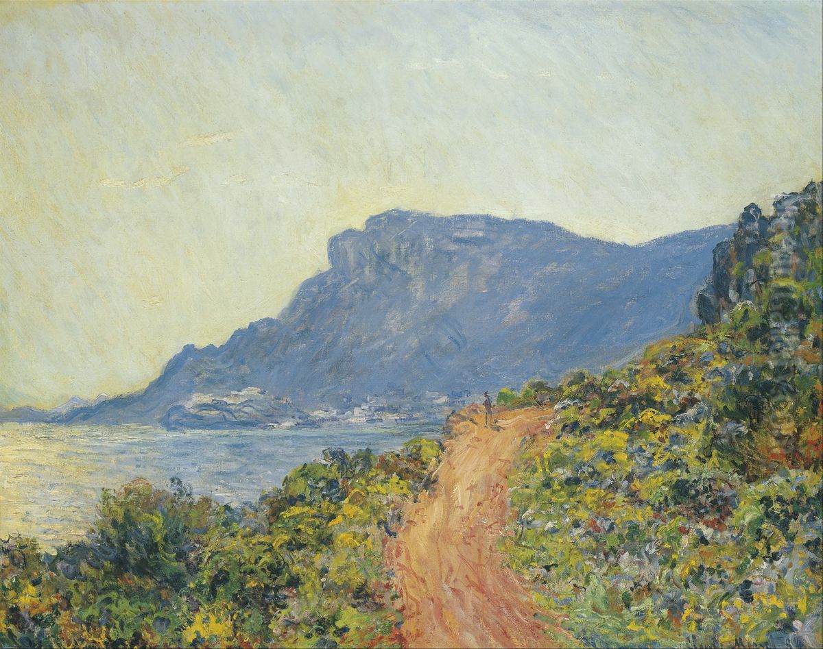 La Corniche near Monaco Oil Painting by Claude Oscar Monet