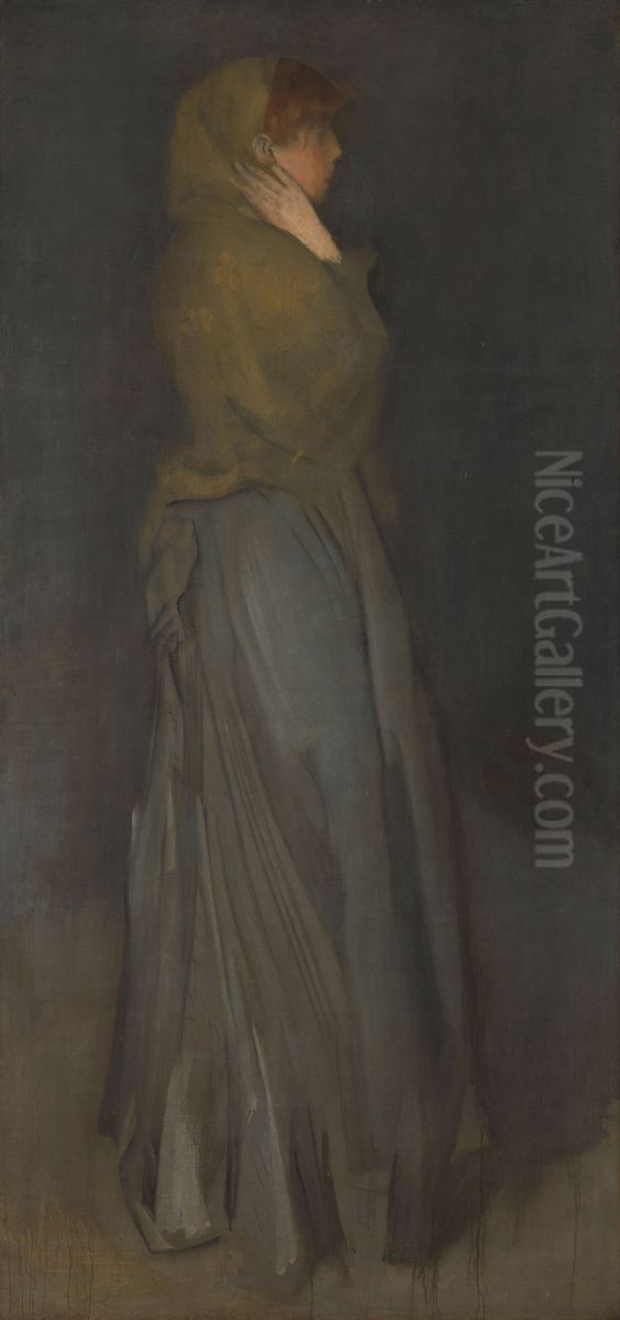 Effie Deans Oil Painting by James McNeill Whistler
