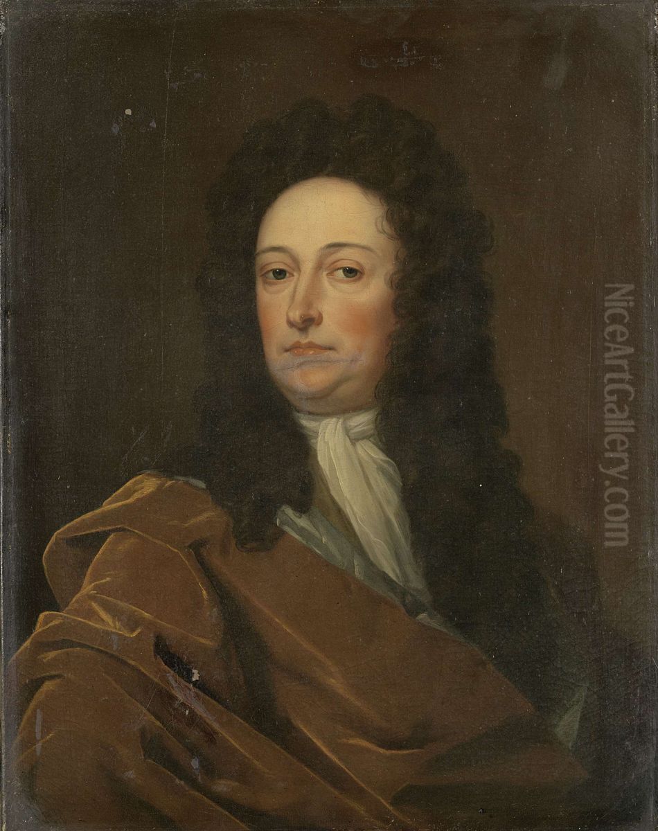 Aernout van Citters (1633-96). Ambassadeur van de Verenigde Nederlanden te Londen Oil Painting by Godfrey Kneller Aernout van Citters (1633-96). Ambassadeur van de Verenigde Nederlanden te Londen Oil Painting by Godfrey Kneller