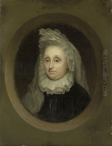 Josina Parduyn (1642-1718). Tweede echtgenote van Aernout van Citters Oil Painting by Godfried Schalcken