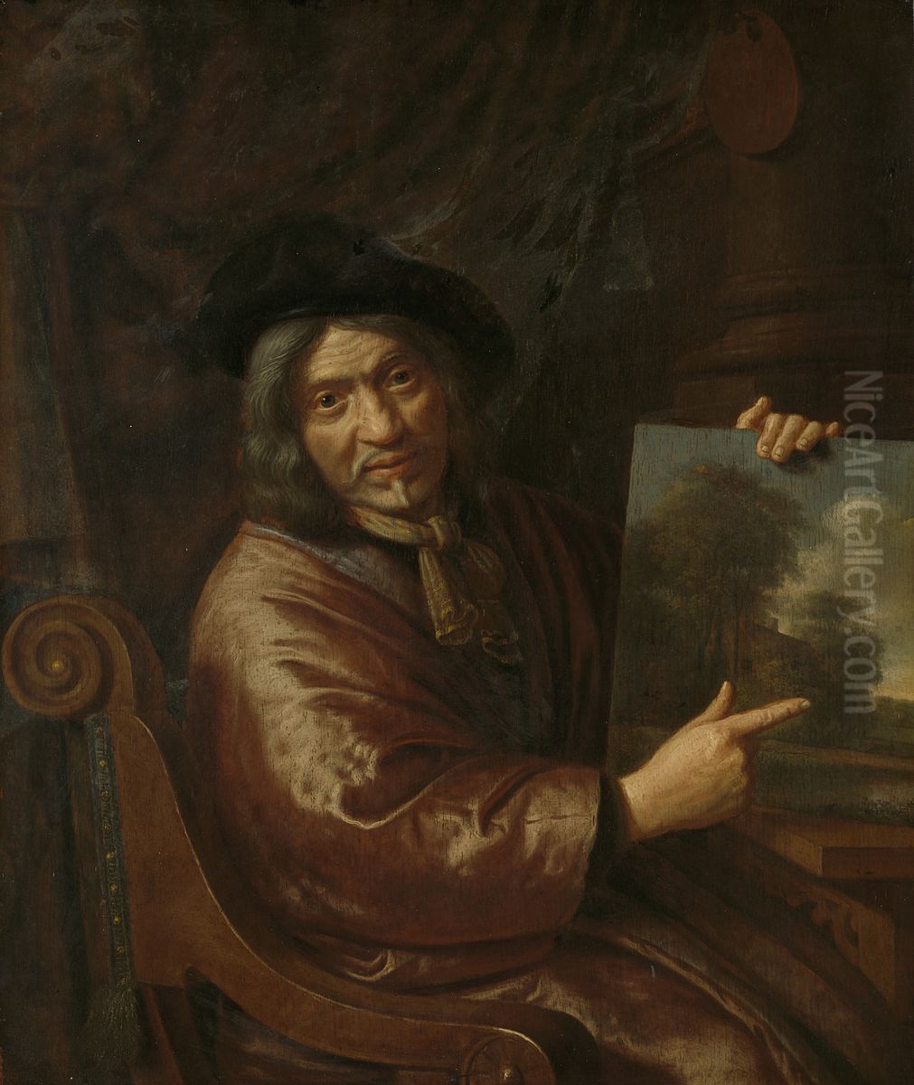 Self-portrait Oil Painting by Pieter van Asch