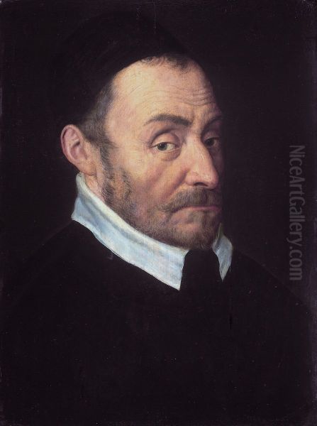 Portrait of William I (1533-1584), Prince of Orange, called William the Silent Oil Painting by Dirck Barendsz