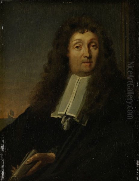 Self-Portrait Oil Painting by Ludolf Bakhuizen