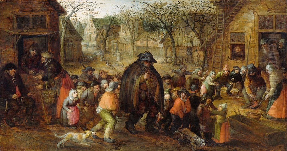 De liereman Oil Painting by David Vinckboons I