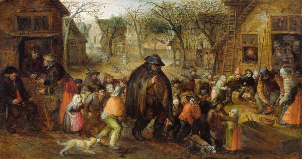 De liereman Oil Painting by David Vinckboons I