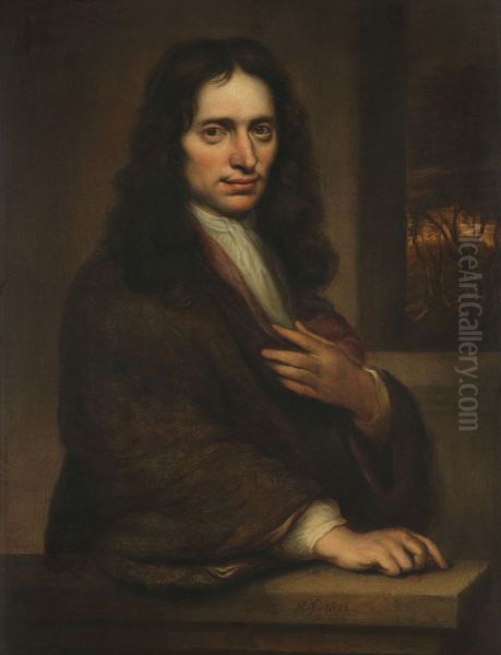 Portret van een man Oil Painting by Jacob Levecq