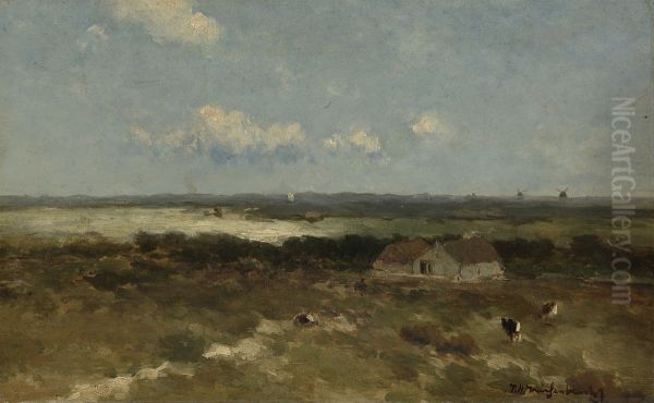 Duinlandschap Oil Painting by Johan Hendrik Weissenbruch
