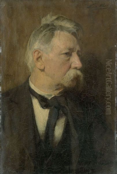 Willem Steelink II (1856-1928). Graficus Oil Painting by Nicolaas Van Der Waay
