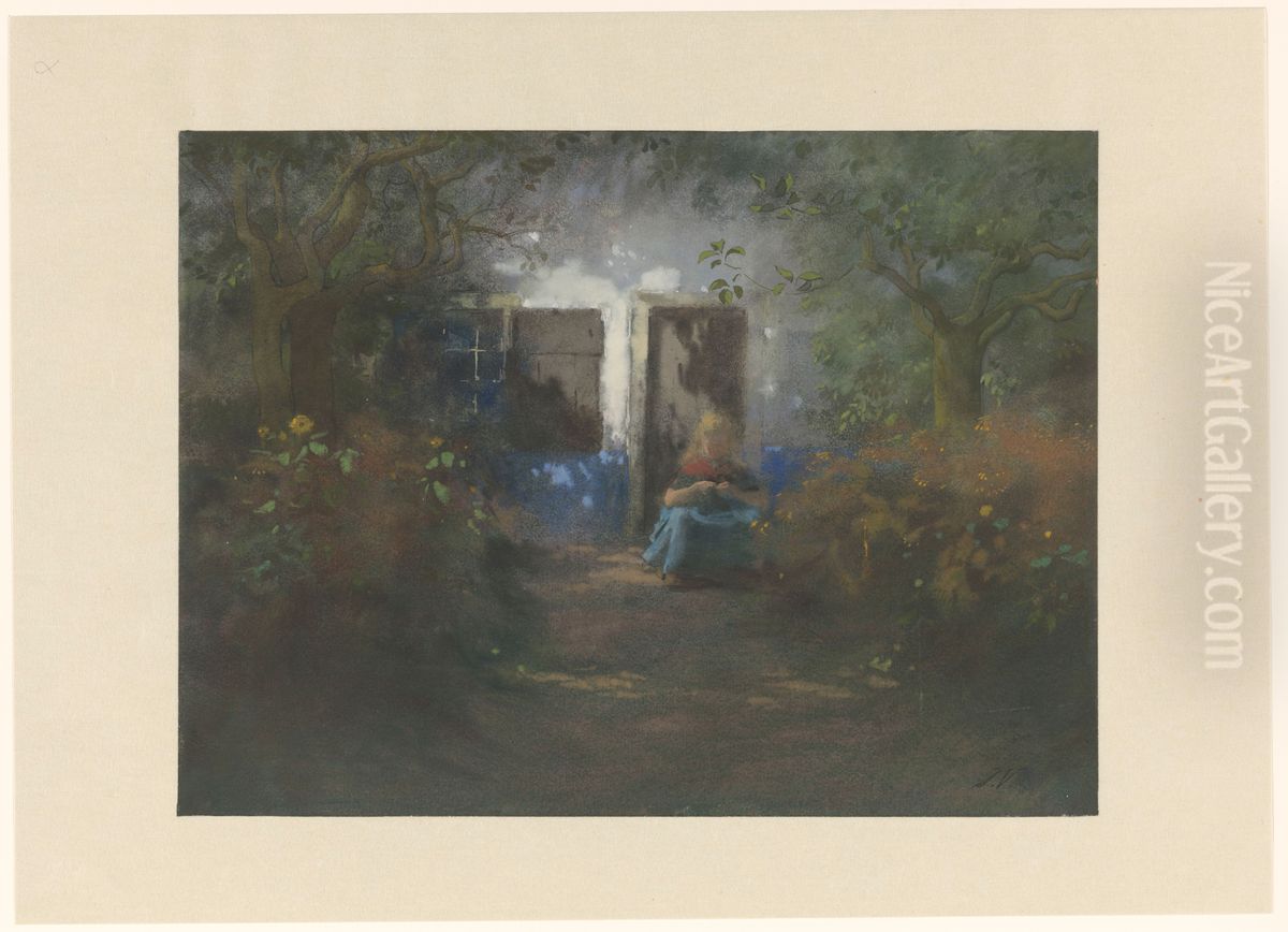 Idylle Oil Painting by Jan Voerman