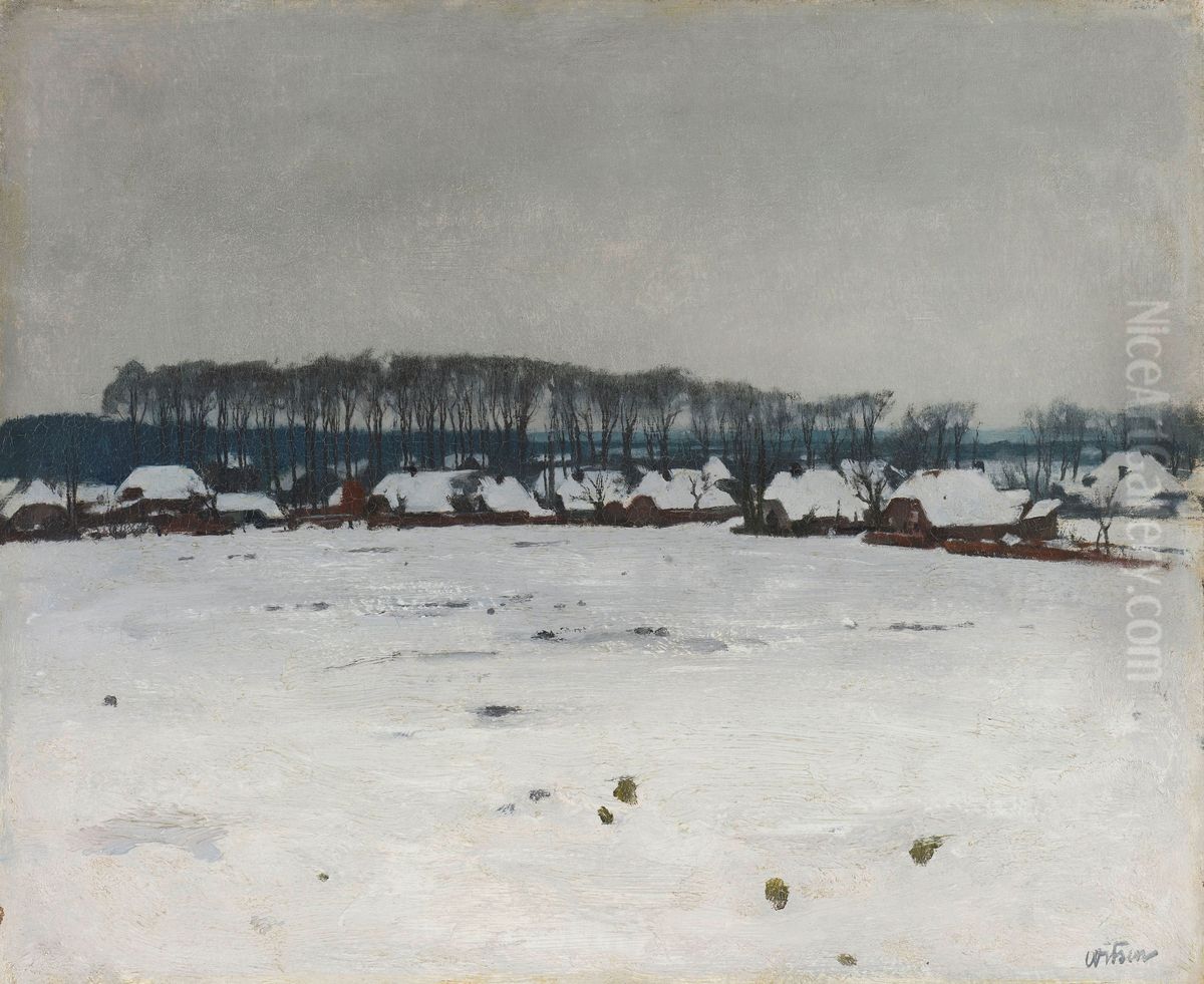 Winterlandschap Oil Painting by Willem Witsen