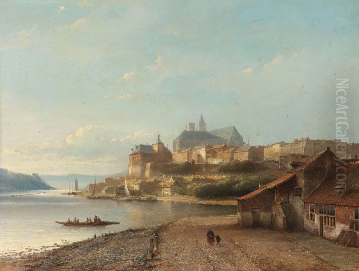 Rijn-fantasie Oil Painting by Kaspar Karsen