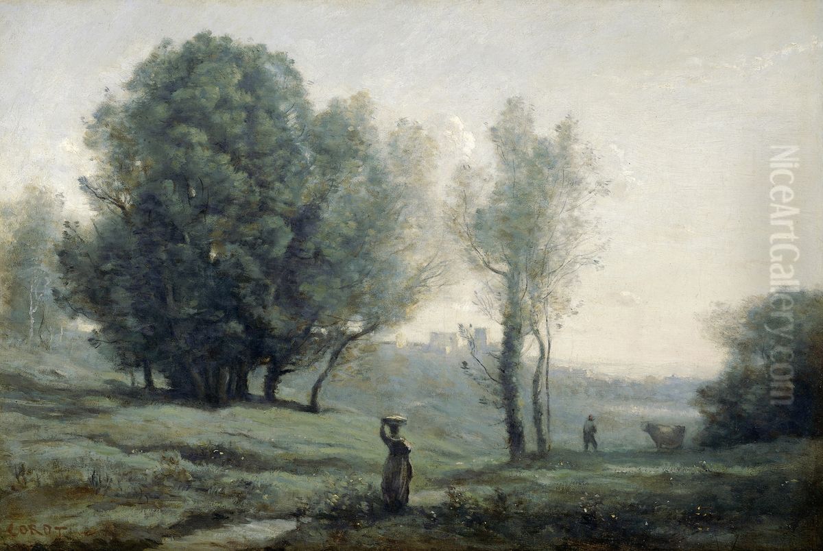 Landscape Oil Painting by Jean-Baptiste Camille Corot