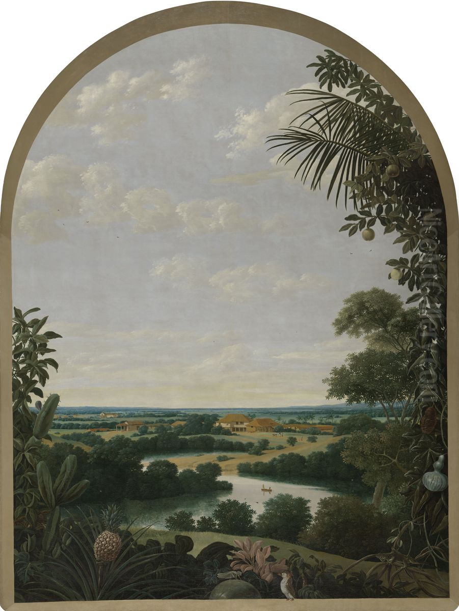 Landscape in Brazil Oil Painting by Frans Post