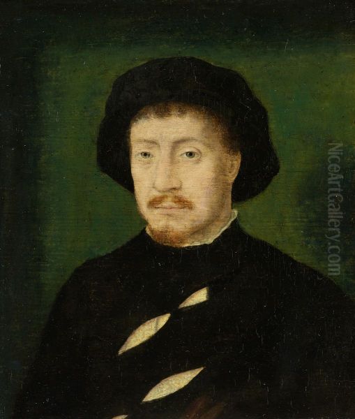 Portret van een man Oil Painting by Corneille De Lyon