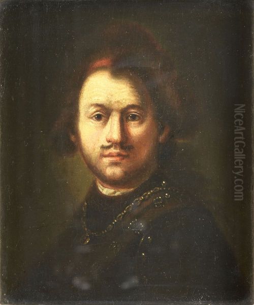 Self-portrait Oil Painting by Rembrandt