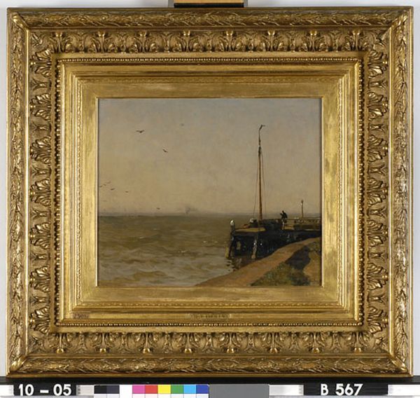 Landingsplaats Oil Painting by Willem Bastiaan Tholen